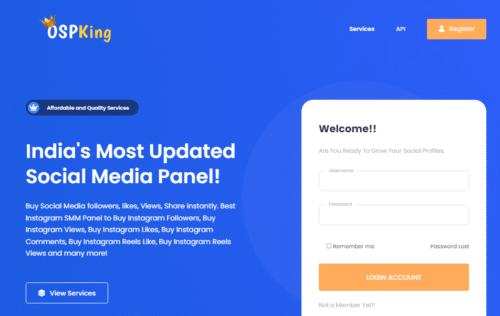 OSP King smm panel script with Autorefill, Child Panel & Affiliate