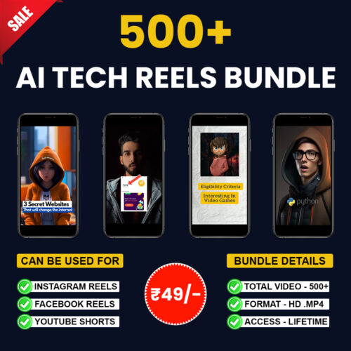 500+ AI Tech Reels Bundle